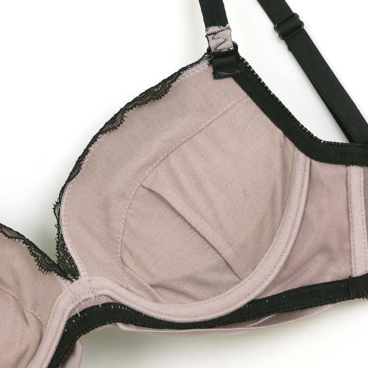 人気のすき間レスシリーズミルキーなサテン生地とレースがポイント 「すき間レスサテ… | fran de lingerie | 詳細画像28 