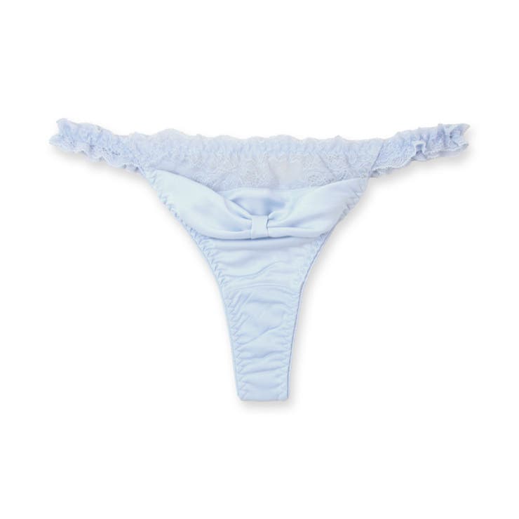 更にセクシーに洋服に響かない！ 「すき間レスサテン タンガ」 Tバック タンガ | fran de lingerie | 詳細画像2 