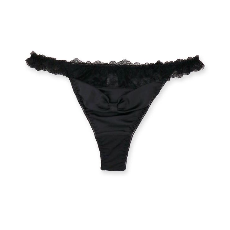 更にセクシーに洋服に響かない！ 「すき間レスサテン タンガ」 Tバック タンガ | fran de lingerie | 詳細画像4 