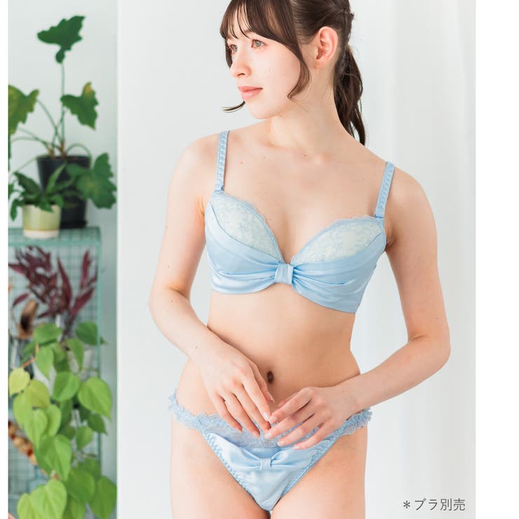 更にセクシーに洋服に響かない！ 「すき間レスサテン タンガ」 Tバック タンガ | fran de lingerie | 詳細画像7 