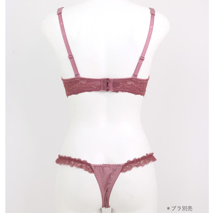 更にセクシーに洋服に響かない！ 「すき間レスサテン タンガ」 Tバック タンガ | fran de lingerie | 詳細画像10 