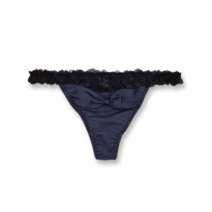 ユーログレー | 更にセクシーに洋服に響かない！ 「すき間レスサテン タンガ」 Tバック タンガ | fran de lingerie