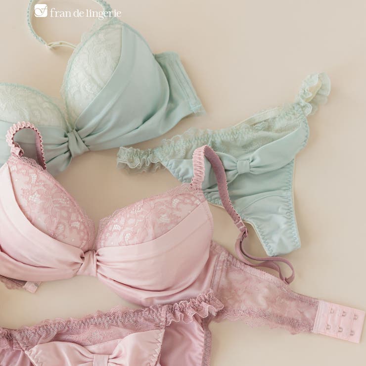 ミント | 更にセクシーに洋服に響かない！ 「すき間レスサテン タンガ」 Tバック タンガ | fran de lingerie