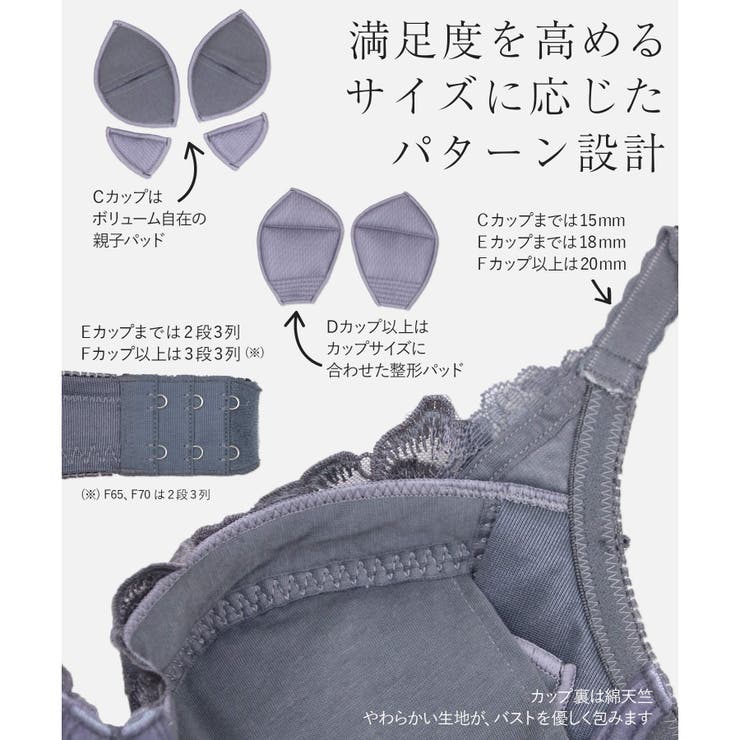 GRACE Etoileらくらく補正グレースエトワール ブラジャー | fran de lingerie | 詳細画像31 