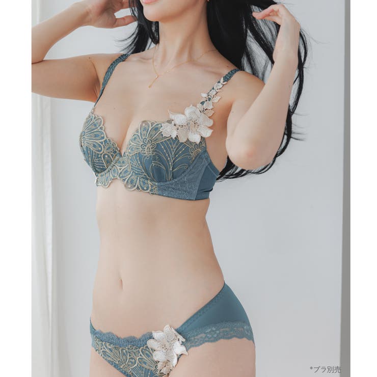 華麗なエキゾチックランジェリー。 ヒップに心地よくフィットするノーマルショーツ … | fran de lingerie | 詳細画像5 