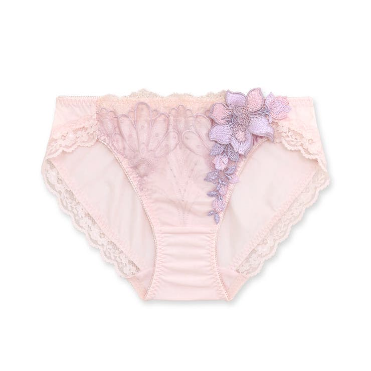 ピンク | 華麗なエキゾチックランジェリー。 ヒップに心地よくフィットするノーマルショーツ … | fran de lingerie