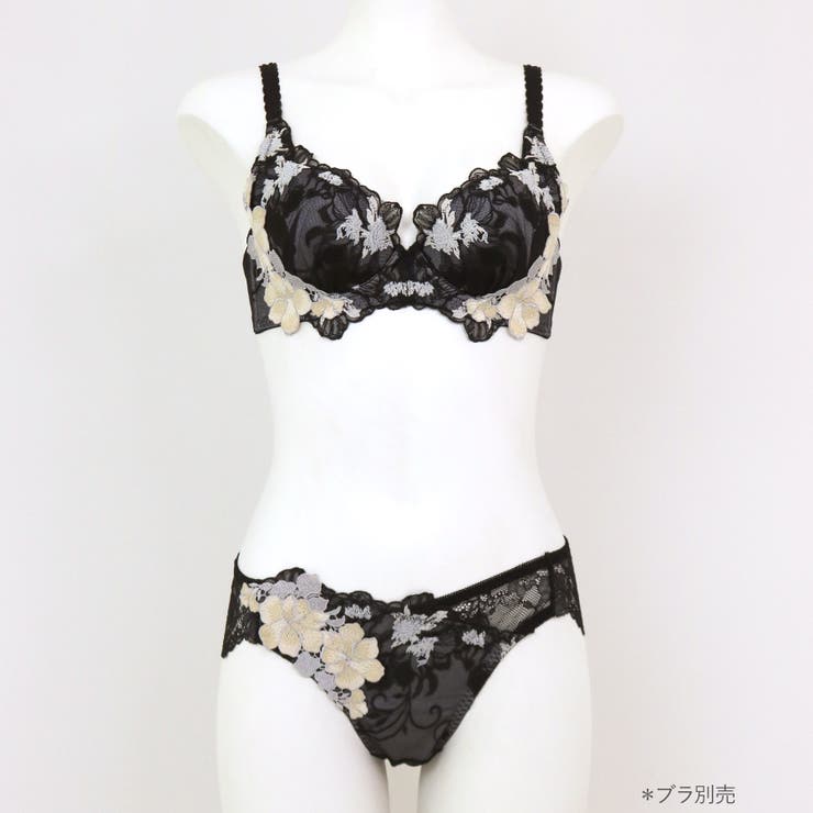 印象派の絵画のようなフラワーモチーフフェミニンヒップに 「グレースイストムード | fran de lingerie | 詳細画像8 