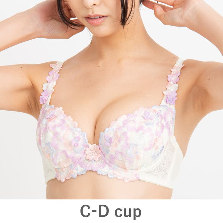 クリーム | GRACE Flower Petal | fran de lingerie