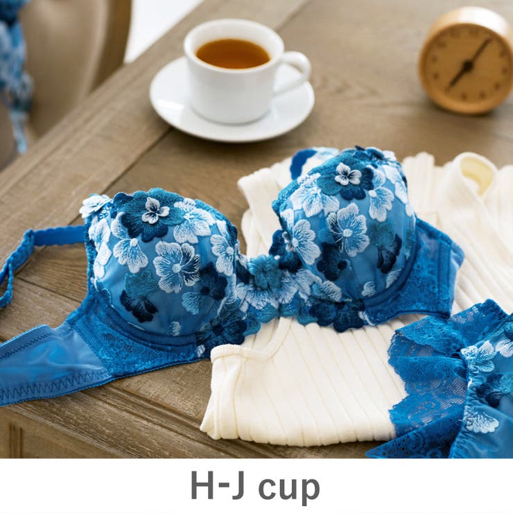 ブルー | GRACE Flower Petal | fran de lingerie