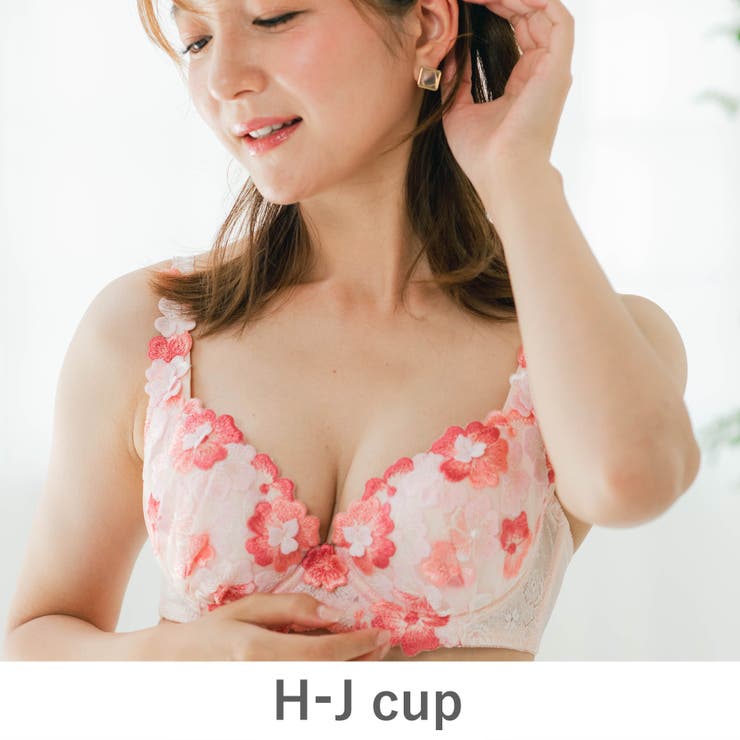 ピーチ | GRACE Flower Petal | fran de lingerie