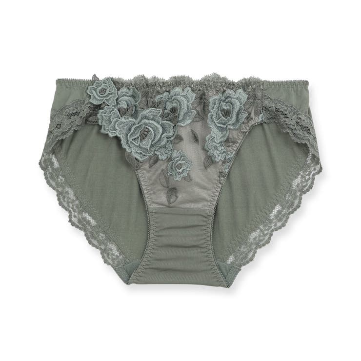 セージグリーン | GRACE Grande グレースグランデ コーディネートショーツ | fran de lingerie
