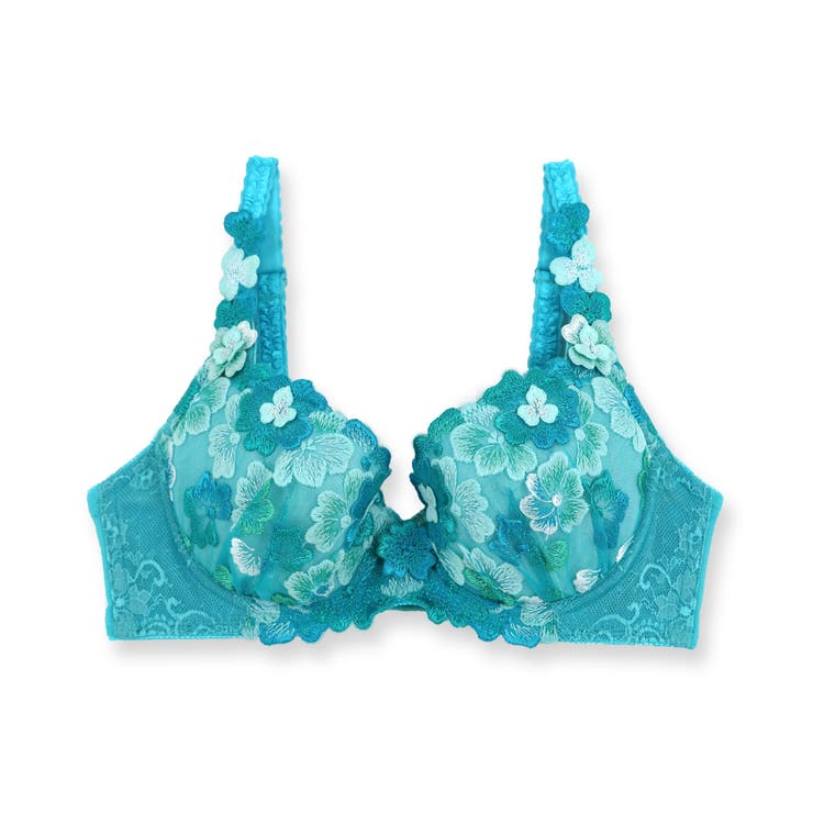 バストメイクの真骨頂 可憐な花びら刺繍 「グレースイストフラワーペタル | fran de lingerie | 詳細画像6 