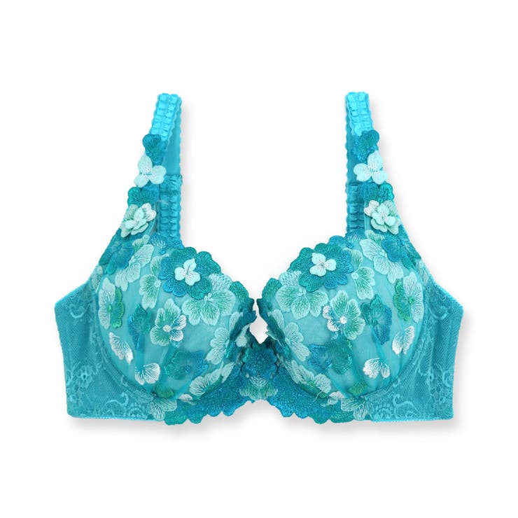 バストメイクの真骨頂 可憐な花びら刺繍 「グレースイストフラワーペタル | fran de lingerie | 詳細画像6 