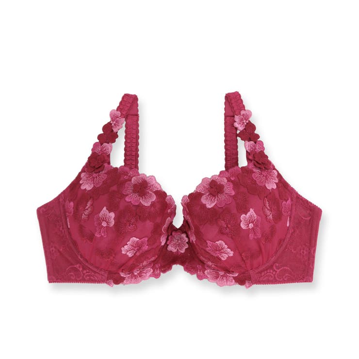 バストメイクの真骨頂 可憐な花びら刺繍 「グレースイストフラワーペタル | fran de lingerie | 詳細画像7 