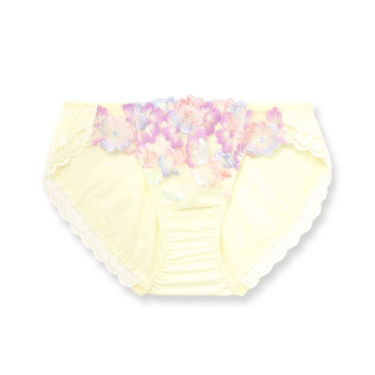 可憐な花びら刺繍ピッタリフィット 「グレースイストフラワーペタル ショーツ」 | fran de lingerie | 詳細画像2 
