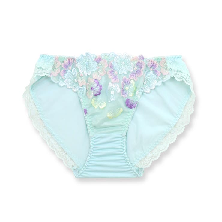 可憐な花びら刺繍ピッタリフィット 「グレースイストフラワーペタル ショーツ」 | fran de lingerie | 詳細画像3 