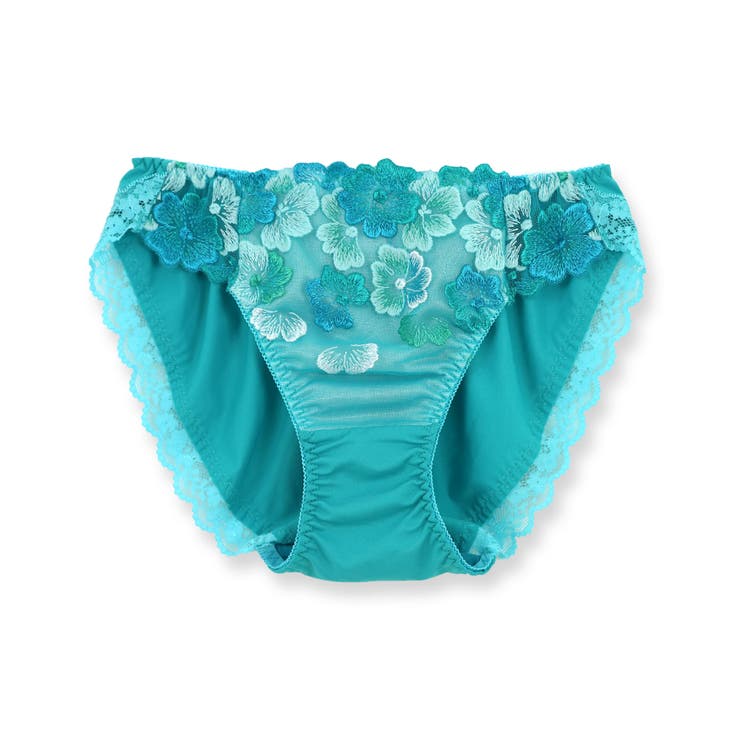 可憐な花びら刺繍ピッタリフィット 「グレースイストフラワーペタル ショーツ」 | fran de lingerie | 詳細画像5 