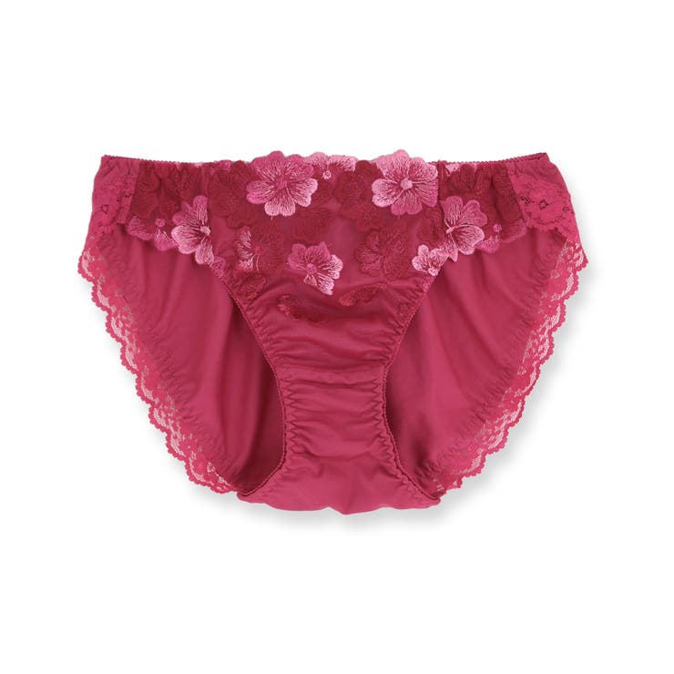 可憐な花びら刺繍ピッタリフィット 「グレースイストフラワーペタル ショーツ」 | fran de lingerie | 詳細画像6 