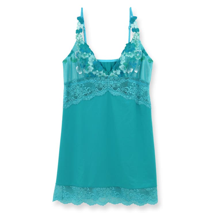 可憐な花びら刺繍ワンピースのインナーとしても◎ 「グレースイストフラワーペタル … | fran de lingerie | 詳細画像3 