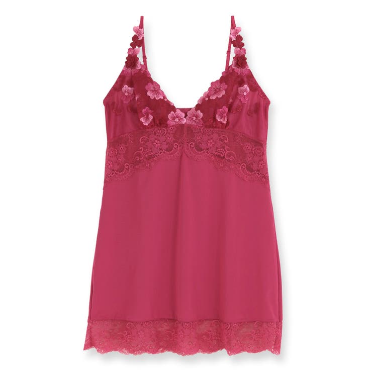 可憐な花びら刺繍ワンピースのインナーとしても◎ 「グレースイストフラワーペタル … | fran de lingerie | 詳細画像4 