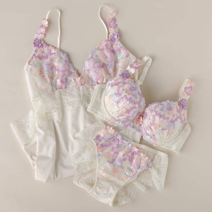 可憐な花びら刺繍ワンピースのインナーとしても◎ 「グレースイストフラワーペタル … | fran de lingerie | 詳細画像11 