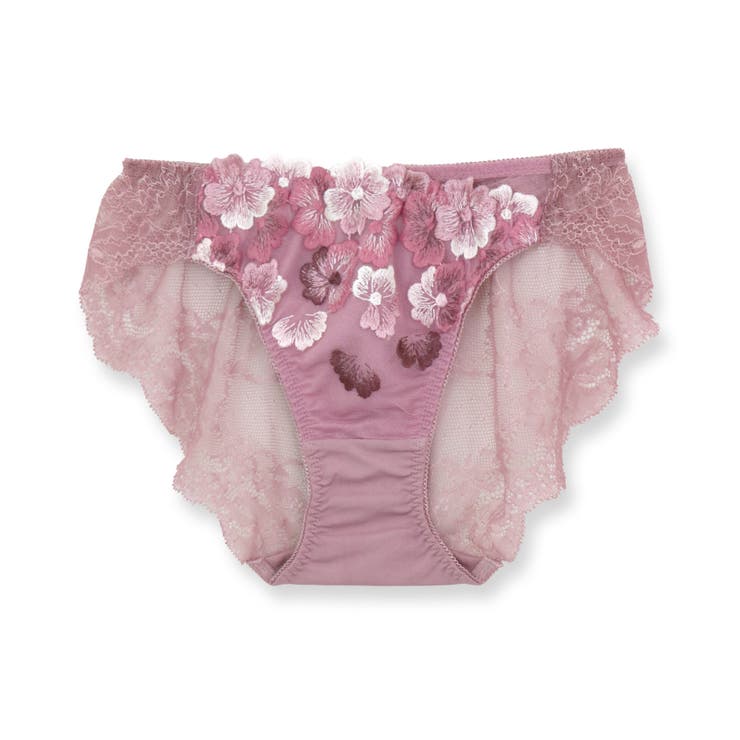 可憐な花びら刺繍美しさも、機能も 「グレースイストフラワーペタル バックレース」 | fran de lingerie | 詳細画像4 