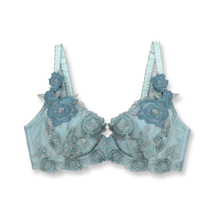 ボディメイクの真骨頂ゴージャス薔薇刺繍 「グレースイストグランデ ブラジャー（ワ… | fran de lingerie | 詳細画像4 