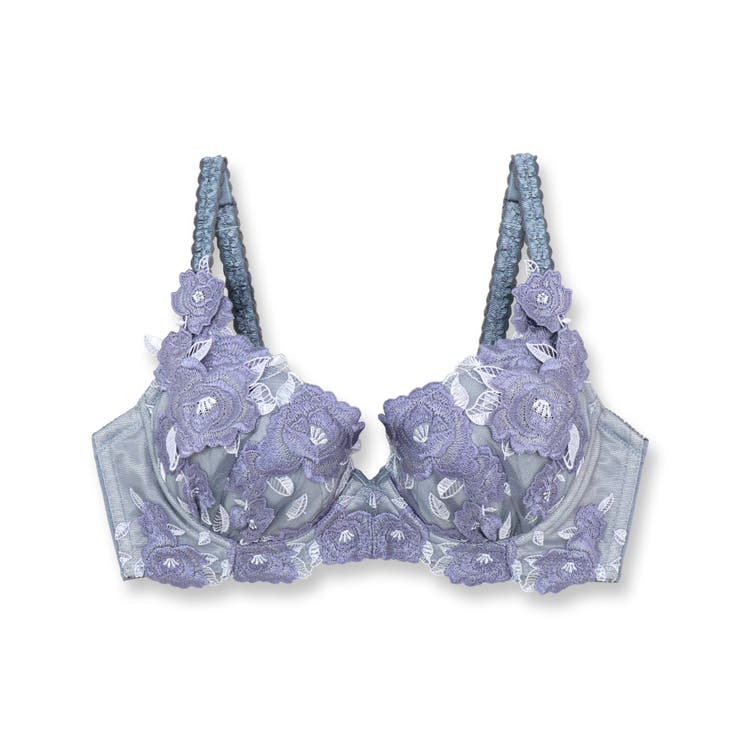 ボディメイクの真骨頂ゴージャス薔薇刺繍 「グレースイストグランデ ブラジャー（ワ… | fran de lingerie | 詳細画像5 