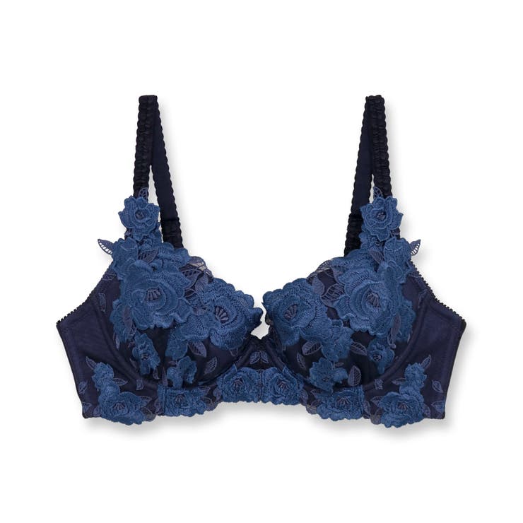 ボディメイクの真骨頂ゴージャス薔薇刺繍 「グレースイストグランデ ブラジャー（ワ… | fran de lingerie | 詳細画像6 