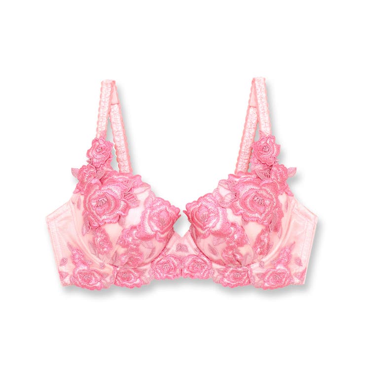 ボディメイクの真骨頂ゴージャス薔薇刺繍 「グレースイストグランデ ブラジャー（ワ… | fran de lingerie | 詳細画像7 