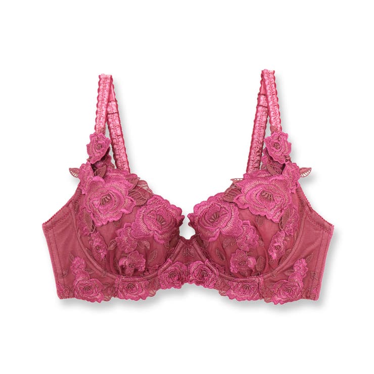 ボディメイクの真骨頂ゴージャス薔薇刺繍 「グレースイストグランデ ブラジャー（ワ… | fran de lingerie | 詳細画像11 