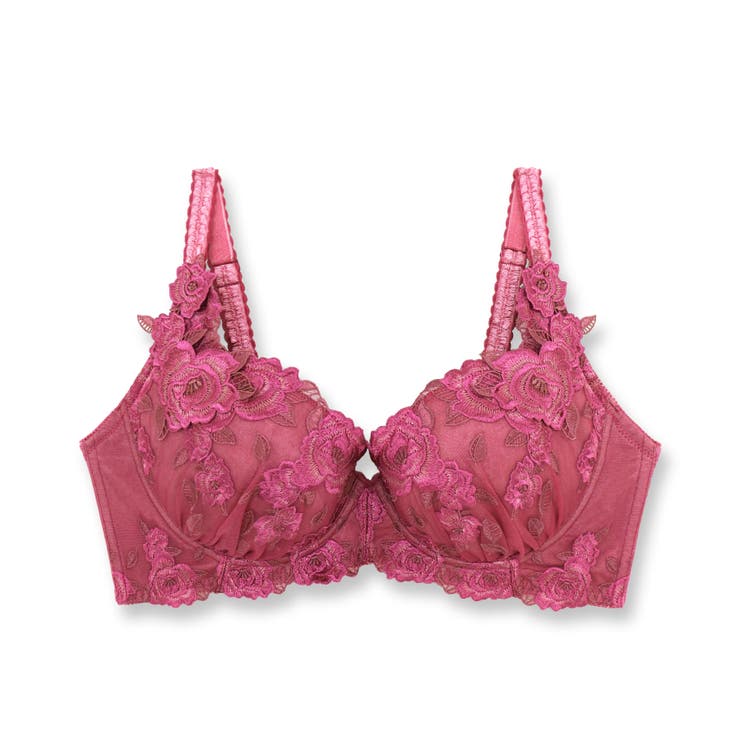 ボディメイクの真骨頂ゴージャス薔薇刺繍 「グレースイストグランデ ブラジャー（ワ… | fran de lingerie | 詳細画像11 