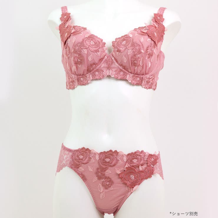 ボディメイクの真骨頂ゴージャス薔薇刺繍 「グレースイストグランデ ブラジャー（ワ… | fran de lingerie | 詳細画像25 