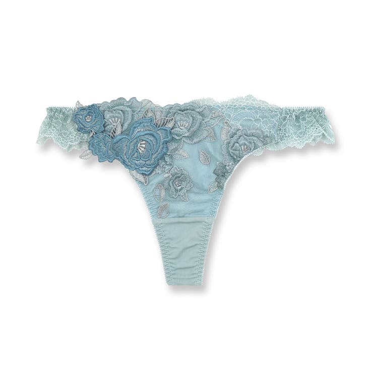 ゴージャス薔薇刺繍フェミニンヒップに 「グレースイストグランデ タンガ」 | fran de lingerie | 詳細画像3 