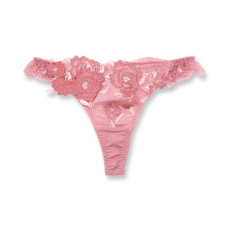 ゴージャス薔薇刺繍フェミニンヒップに 「グレースイストグランデ タンガ」 | fran de lingerie | 詳細画像7 