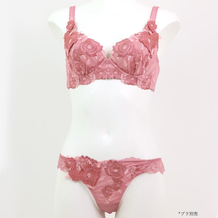 ゴージャス薔薇刺繍フェミニンヒップに 「グレースイストグランデ タンガ」 | fran de lingerie | 詳細画像20 