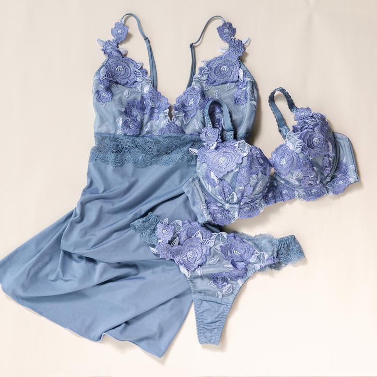 ゴージャス薔薇刺繍ワンピースのインナーとして 「グレースイストグランデ | fran de lingerie | 詳細画像28 