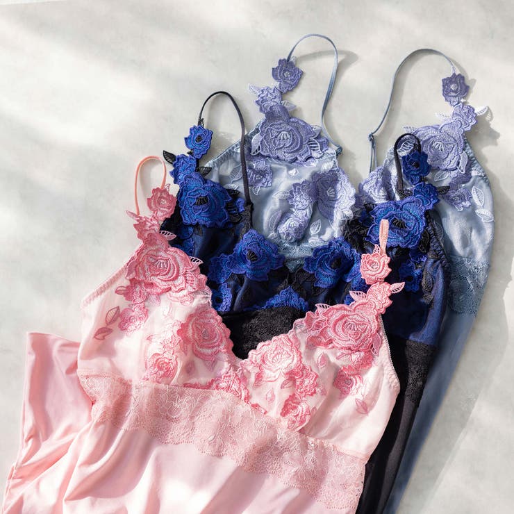 ゴージャス薔薇刺繍ワンピースのインナーとして 「グレースイストグランデ | fran de lingerie | 詳細画像33 