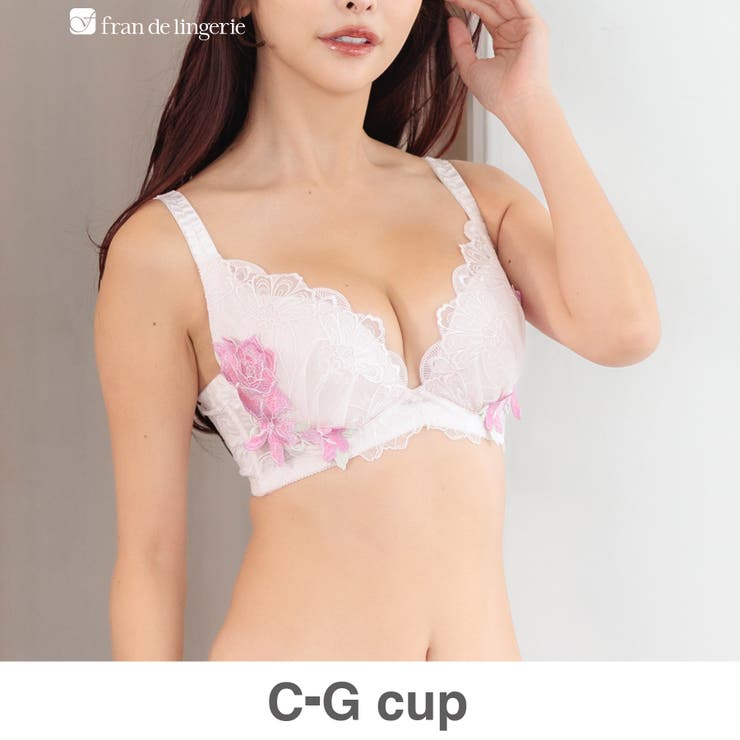 ピンク | 身体の変化に気付いた女性のためのご自愛ランジェリー「GRACE soin（グレー… | fran de lingerie