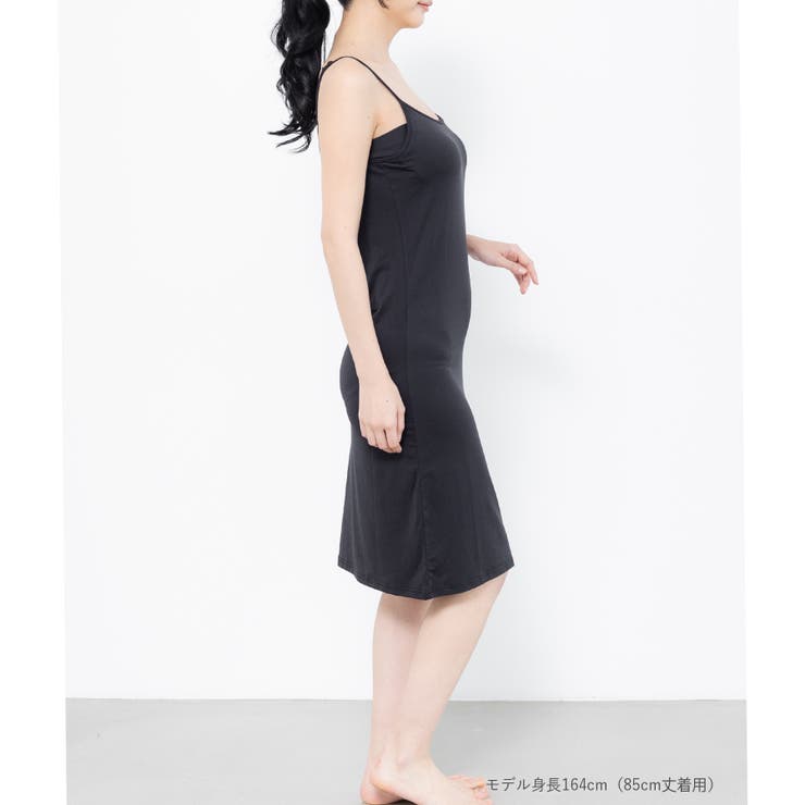 冷感＋多機能 ベーシックインナー「冷はだヴェール」カップ付きスリップ | fran de lingerie | 詳細画像6 