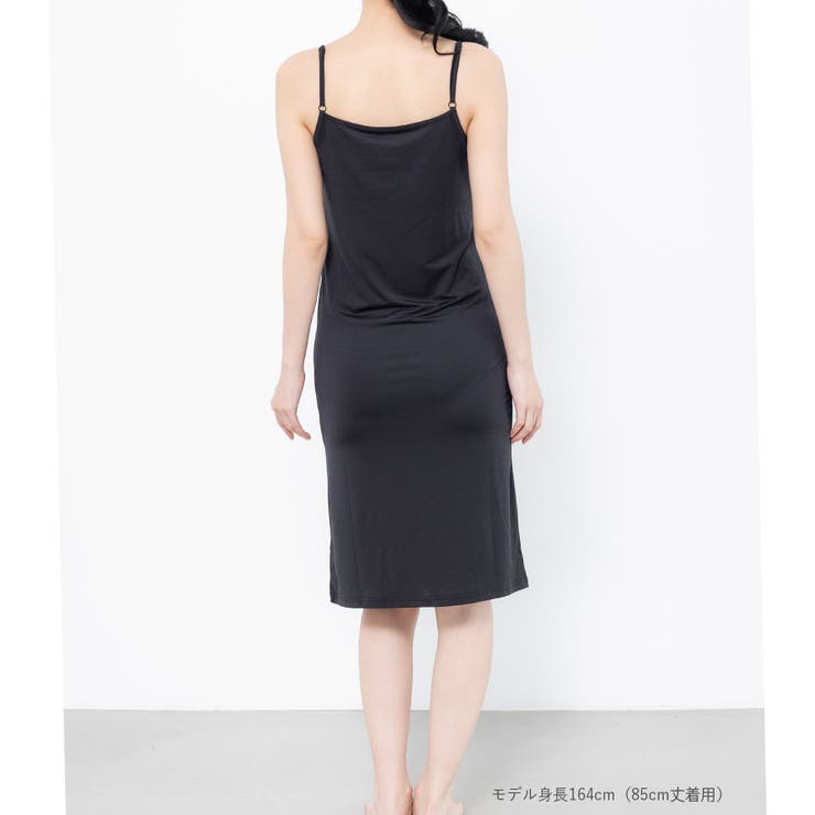 冷感＋多機能 ベーシックインナー「冷はだヴェール」カップ付きスリップ | fran de lingerie | 詳細画像7 