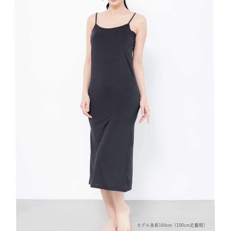 冷感＋多機能 ベーシックインナー「冷はだヴェール」カップ付きスリップ | fran de lingerie | 詳細画像9 