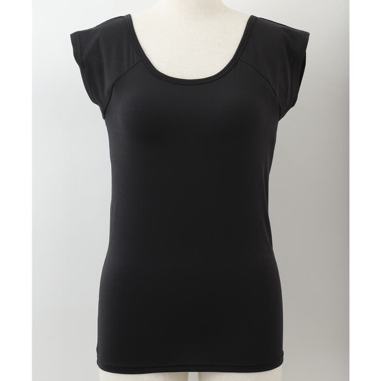 冷感＋多機能 ベーシックインナー「冷はだヴェール」脇汗パッド＆カップ付き、フレン… | fran de lingerie | 詳細画像7 