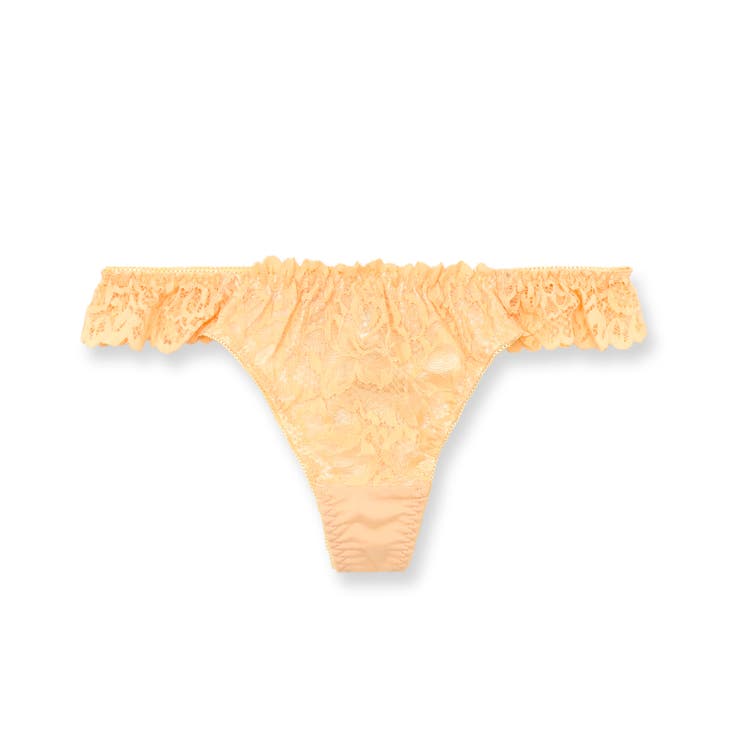 アプリコット | LacyQueen レーシークィーン コーディネートTバック（タンガ） | fran de lingerie
