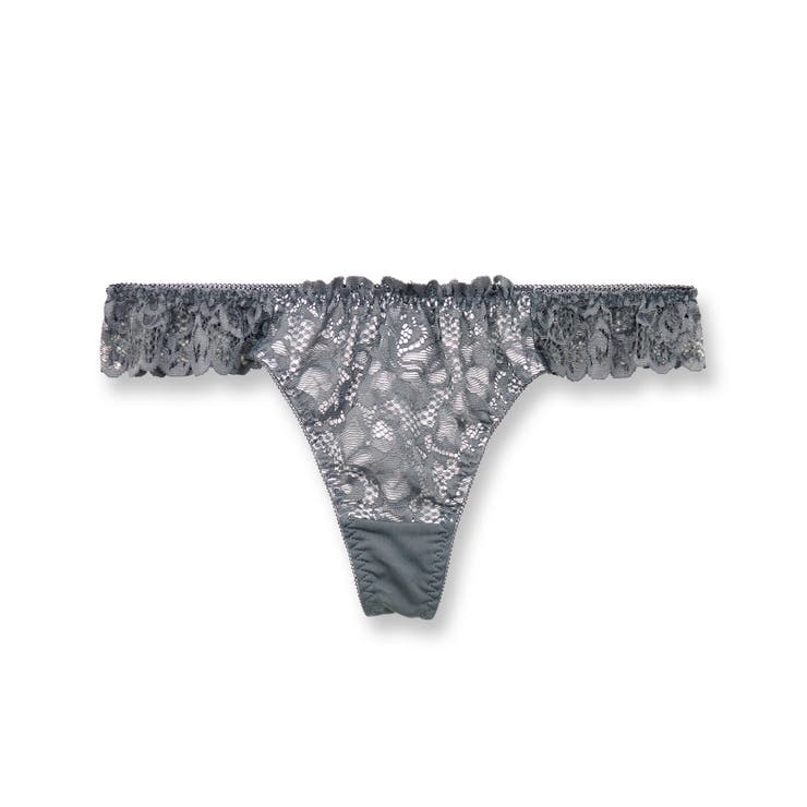 グレー | LacyQueen レーシークィーン コーディネートTバック（タンガ） | fran de lingerie