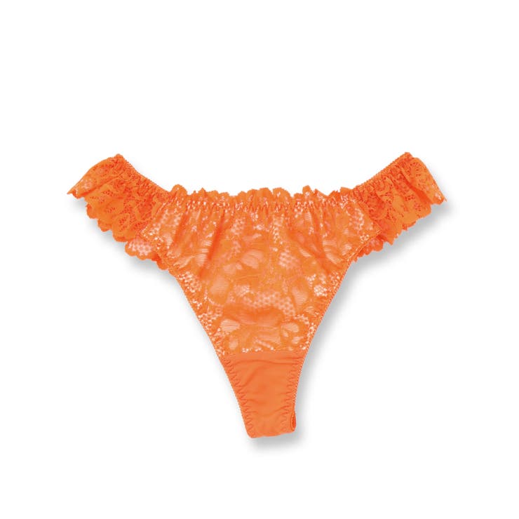 オレンジ | LacyQueen レーシークィーン コーディネートTバック（タンガ） | fran de lingerie