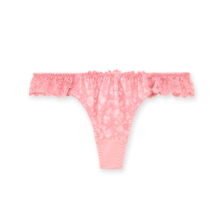 ピンク | LacyQueen レーシークィーン コーディネートTバック（タンガ） | fran de lingerie