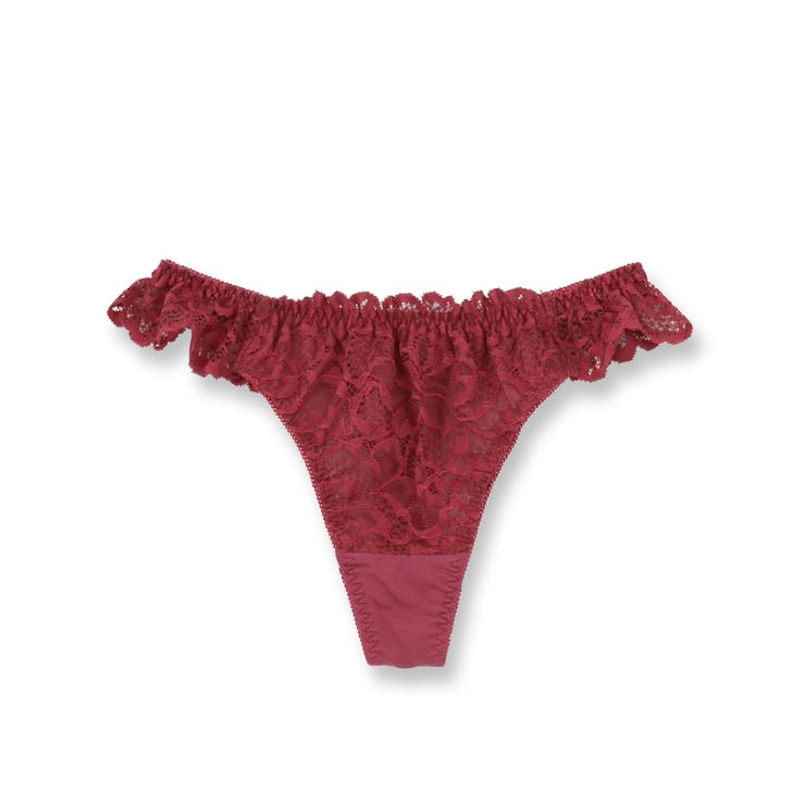 レッド | LacyQueen レーシークィーン コーディネートTバック（タンガ） | fran de lingerie