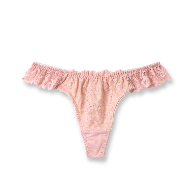 ローズピンク | LacyQueen レーシークィーン コーディネートTバック（タンガ） | fran de lingerie