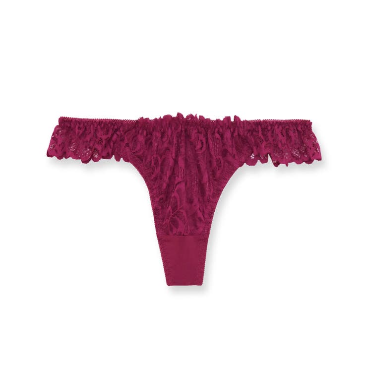 ボルドー | LacyQueen レーシークィーン コーディネートTバック（タンガ） | fran de lingerie